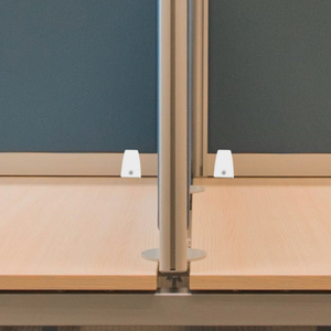 Panneaux de confidentialité de bureau en chêne massif (à fixer par pince) - Product Image 3