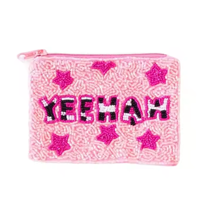 Bolso de mano de último diseño con cuentas de semillas bordadas, monedero hecho a mano con color personalizado para mujeres y niñas - Product Image 6