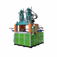 Machine de moulage par injection verticale bicolore HG-TW-120VR pour la production de couvercles de batterie, matériaux ABS/PC/PP/PE/PVC, haute précision