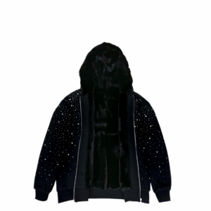 เสื้อฮู้ดดี้ประดับเพชร คอลเลคชั่นฤดูหนาว ผ้าฝ้าย 100% สไตล์ลำลอง สตรีทแวร์ ใส่ได้ทุกวัน ยูนิเซ็กส์ ผ้าฟลีซ - Product Image 3