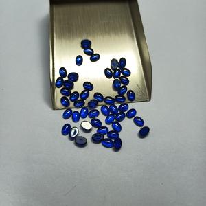 Xingguang จิวเวลรี่ลูกปัดสปินเนลรูปไข่ทรงรีสีน้ำเงิน #113สี - Product Image 6