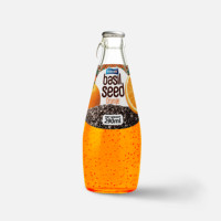 Premium Basilicumzaaddrank In Glazen Fles 290Ml Met Natuurlijk Vruchtensap Van Vietnam-Oem/Private Label Geaccepteerd