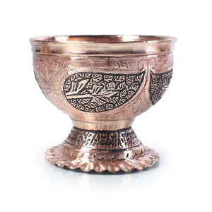 ถ้วยเสิร์ฟไอศกรีมทรงกลมทำจากทองเหลืองขัดเงา2ชิ้น - Product Image 2