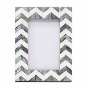 Handmade MILLION ART Eco-friendly Customizable Color Size Black <b>White</b> Photo <b>Frame</b> Natural Bone Inlay Wood Glass Metal Decorative - Product Image 4