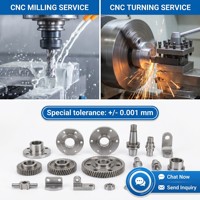 Servicio de Fabricación de Piezas de Mecanizado CNC de Alta Precisión, Aluminio, Acero Inoxidable, Latón, Tolerancia Ajustada, OEM, Equipo Industrial