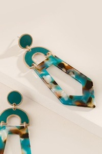 Gran oferta, pendientes de resina minimalistas, tamaño personalizado, piezas largas de forma redonda para hallazgos de joyería de moda - Product Image 4