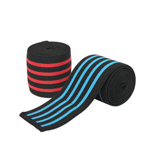 Bandas Elásticas de Compresión para Rodilla con Logotipo Personalizado, para Fisicoculturismo, Levantamiento de Pesas, Entrenamiento en Gimnasio, con Aplicación para el Crecimiento Muscular - Product Image 2