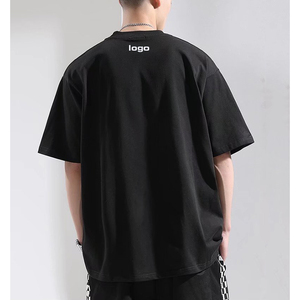 T-shirt à manches courtes à col rond 100% coton, OEM, prix de gros, t-shirt personnalisé à partir de vêtements directs - Product Image 6
