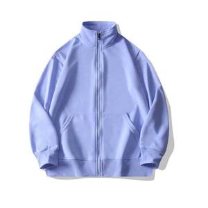 Chaqueta de Algodón de Alta Calidad para Hombre, con Cierre Completo, sin Capucha, Tejido de Felpa, Sudadera con Bordado 3D, Exportador - Product Image 3