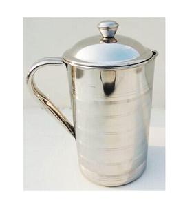 Pichet à café en acier inoxydable pour fête de mariage Pichet à lait Meilleur pichet de finition pour les fêtes de mariage Pichet de table à manger Conception personnalisée - Product Image 2