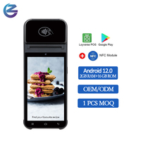 Hot Sales ZCS Handheld 5.5-Inch 3GB RAM 4-core Android 13 Point Sale Smart Retail POS System 58mm Thermal Printer Cash Register