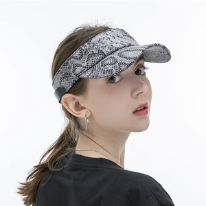 Allover moda Patrón nuevo diseño impreso visera gorra sombrero para playa cabeza desgaste sol protege poliéster algodón personalizado visera gorras sombrero - Product Image 1