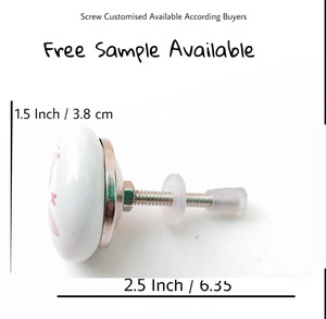 Pomos de cerámica de diseño moderno para niños, calidad de exportación CK 370, manija de puerta de cajón de armario para cocina, dormitorio, armario, tocador - Product Image 3