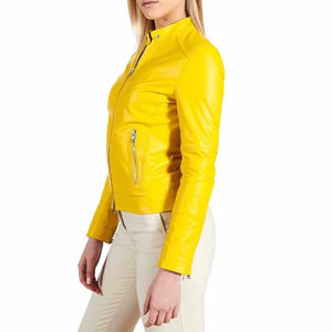 New Fashion Winter Women's Leather <b>Jacket</b> Stand <b>Collar</b> Printed Design Customizable Color Logo Waterproof Windproof at Nurak - Product Image 3