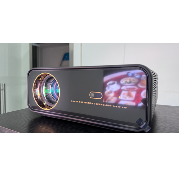 High Brightness 1000 ANSI Lumens Android Smart Projector 1080P 4K Video for Wi-Fi Low MOQ