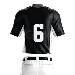 ชุดเบสบอลผ้าโพลีเอสเตอร์ออกแบบเองสไตล์ใหม่ล่าสุดเครื่องแบบเบสบอลออกแบบบริการ OEM - Product Image 6