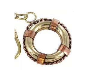 พวงกุญแจโลหะทองเหลืองใช้สำหรับจักรยาน/รถยนต์พวงกุญแจดีไซน์รูปล้อรถเรือ - Product Image 4