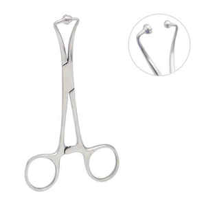 Pinces à serviettes manuelles en acier réutilisables 14 cm |   Pinces chirurgicales pour drapage et maintien des serviettes par Surgiright Instrument - Product Image 1