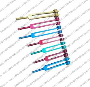 Kit de 7 diapasons en aluminium pour la guérison par vibrations, la relaxation et l'équilibrage énergétique TARIQ MFG CO - Product Image 3