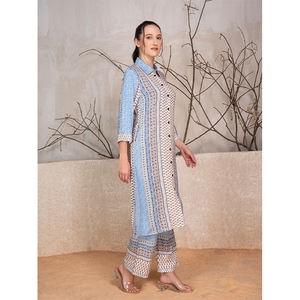 Offre spéciale Robes pour femmes vêtements islamiques ensemble de cordons imprimés pour tenue décontractée disponible au prix de gros fournisseur indien - Product Image 1