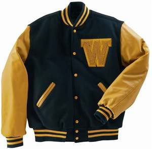 Nouvelle arrivée 100% authentique laine Chenille broderie Varsity Letterman Patch doux bas prix vestes d'hiver pour hommes et femmes - Product Image 2