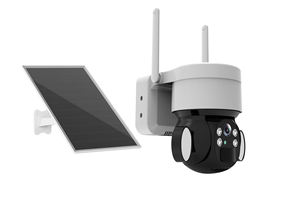 Kamera CCTV Keamanan Luar Ruangan 4G Wifi Tenaga Surya Nirkabel 3MP dengan Lampu Sorot, Penglihatan Malam, dan Audio Dua Arah dari Pabrik - Product Image 2