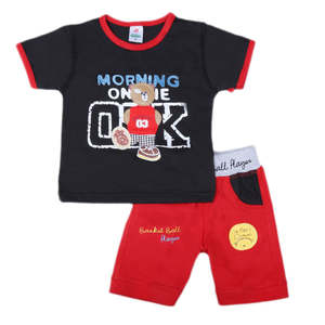 Traje de Manga Corta para Niño 1810 - Negro - Product Image 1