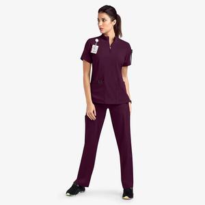 Ensembles de blouses d'infirmière en tissu tissé coton-polyester unisexe, blouses médicales pour usage hospitalier avec service OEM - Product Image 2