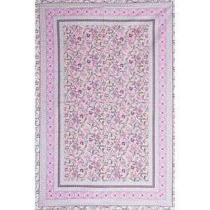 Juego de 6 Piezas de Ropa de Cama King Size, 100% Algodón, Diseño Floral Rosa, 1 Sábana Individual con 1 Funda de Almohada, 180 Hilos (BSB1094) - Product Image 3