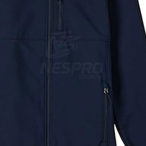 Chaqueta Softshell de diseño personalizado para hombre, cuello levantado, logotipo frontal de invierno, respetuoso con el medio ambiente, transpirable, al mejor precio al por mayor - Product Image 5