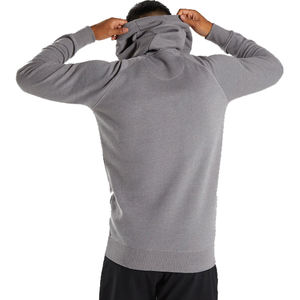 Sweat à capuche personnalisé grande taille pour hommes basics/coton mélangé pull lourd polaire à cordon de serrage polaire surdimensionnée - Product Image 5