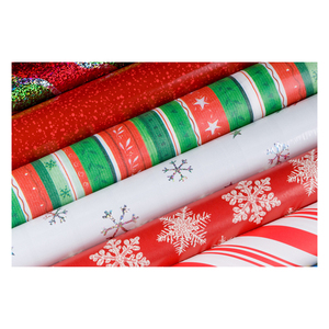 Papel de regalo marrón Kraft reciclable personalizado al por mayor de un solo lado impermeable con su propio logotipo para envolver regalos - Product Image 4