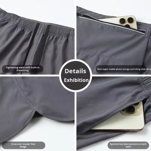 Pantalones cortos deportivos de malla transpirable para hombres, tela suave, sublimación de secado rápido, suministro al por mayor, rendimiento personalizado de fábrica Oem Odm - Product Image 2