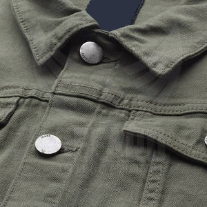 Bas Prix de Haute Qualité Logo Personnalisé Imprimé Jeans Veste d'Hiver Veste Jeans Personnalisée Grande Taille - Product Image 5