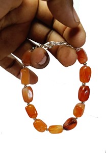 High Quality <b>Bracelet</b> Red Carnelian Three Side <b>Bead</b> <b>Bracelet</b> Gemstone Healing Fashion Jewelry <b>Men</b> and Women Gift Energy - Product Image 2