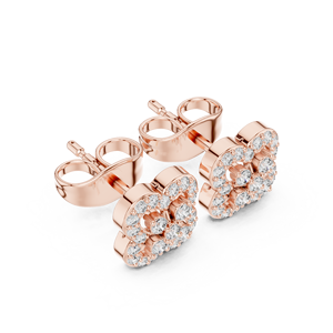 Pendientes de aro de diamante de moissanita de plata de ley 925 para mujer, pendientes de regalo de compromiso, joyería para mujer - Product Image 2