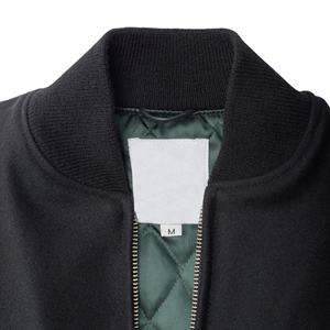 Veste universitaire en toile personnalisée de haute qualité pour hommes, hiver, style streetwear, imperméable, coupe-vent, 100% coton, fermeture éclair - Product Image 4