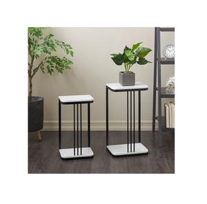 Support de pot de fleur en métal à thème floral avec un design créatif et une base solide, idéal pour une utilisation en intérieur ou en patio. - Product Image 4