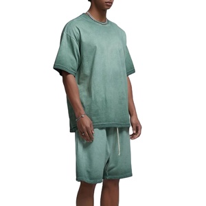 Conjunto de Pantalones Cortos Deportivos con Estampado Personalizado, Ropa de Playa, Camiseta de Manga Corta Informal para Hombre, Conjunto de Camiseta y Pantalones Cortos para Playa - Product Image 1