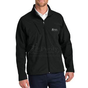 Último estilo 2025 invierno cálido ligero hecho a medida hombres chaqueta Softshell con logotipo frontal de alta calidad al por mayor - Product Image 2