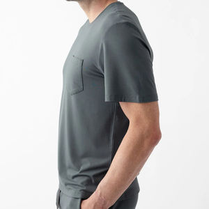 Men's Tshirts Bamboo Cotton Tshirt for Men Custom <b>T</b>-<b>shirt</b> Oversized Short Sleeve Mens <b>T</b>-<b>shirts</b> Summer <b>Pocket</b> Tee Top - Product Image 5