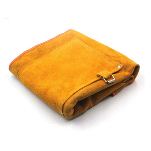 Tablier de soudage à usage industriel en cuir de vachette résistant à la chaleur en cuir fendu résistant aux flammes vêtements de sécurité pour le soudage - Product Image 6