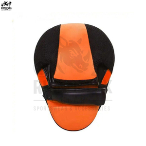 Cómodo guante de boxeo Gimnasio Entrenamiento físico Kick Hand Punch Target Focus Pad Manoplas de enfoque de cuero genuino - Product Image 4