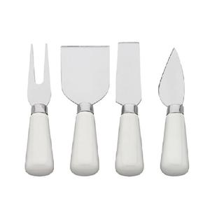 ชุดมีดเค้กและเซิร์ฟเวอร์สแตนเลสสำหรับงานแต่งงานและงานเลี้ยงทำจากเหล็กสีฟ้าเหลี่ยมที่ไม่เหมือนใคร - Product Image 4