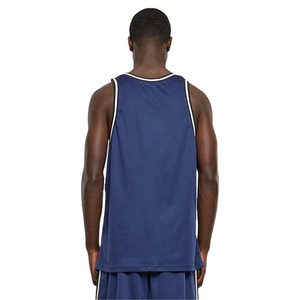 Camiseta sin mangas deportiva de baloncesto para fitness, diseño holgado y largo, de secado rápido, para gimnasio, atlética, con ajuste muscular, colores personalizados, a la moda. - Product Image 3