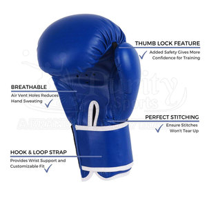 ถุงมือต่อยมวย MMA แบบมวยไทยถุงมือต่อยมวยออกแบบโลโก้ของคุณเอง - Product Image 3