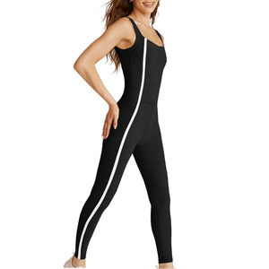 Mono Deportivo de Yoga para Mujer, de una Pieza, Manga Larga, con Cierre, 100% Algodón, Secado Rápido, Transpirable, Ropa Deportiva para Gimnasio - Product Image 4