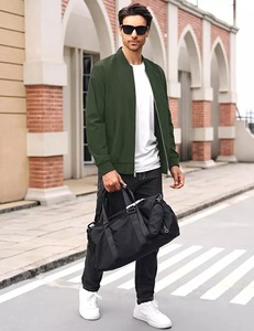 Blouson aviateur pour homme coupe-vent avec 5 poches-Veste zippée décontractée pour veste d'hiver pour homme MS-JS-0078 - Product Image 2