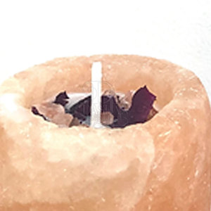 เทียนเกลือสีชมพูงานประดิษฐ์จากธรรมชาติของตกแต่งบ้านทำด้วยมือแกะสลักด้วยมือสไตล์ความรักหิมาลายันเทียนเกลือสีชมพู - Product Image 5