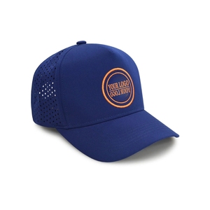 Gorras de Golf de Secado Rápido con Protección Solar, 5 Paneles, Logotipo Bordado 2D Personalizado, Hebilla Trasera Ajustable, Venta al Por Mayor de Fábrica - Product Image 3